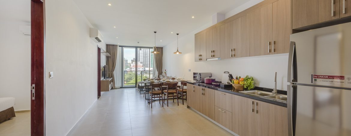 Gym & Swimming pool 3 bedrooms Apartment for Rent in BKK2 (3)