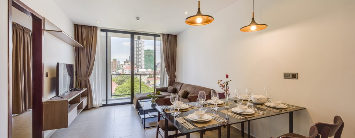 Gym & Swimming pool 3 bedrooms Apartment for Rent in BKK2 (8)