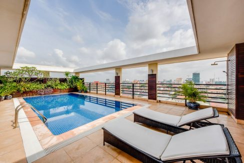 Nice One Bedroom Swimming and Gym Pool Apartment for Rent in Toul Kork (1)