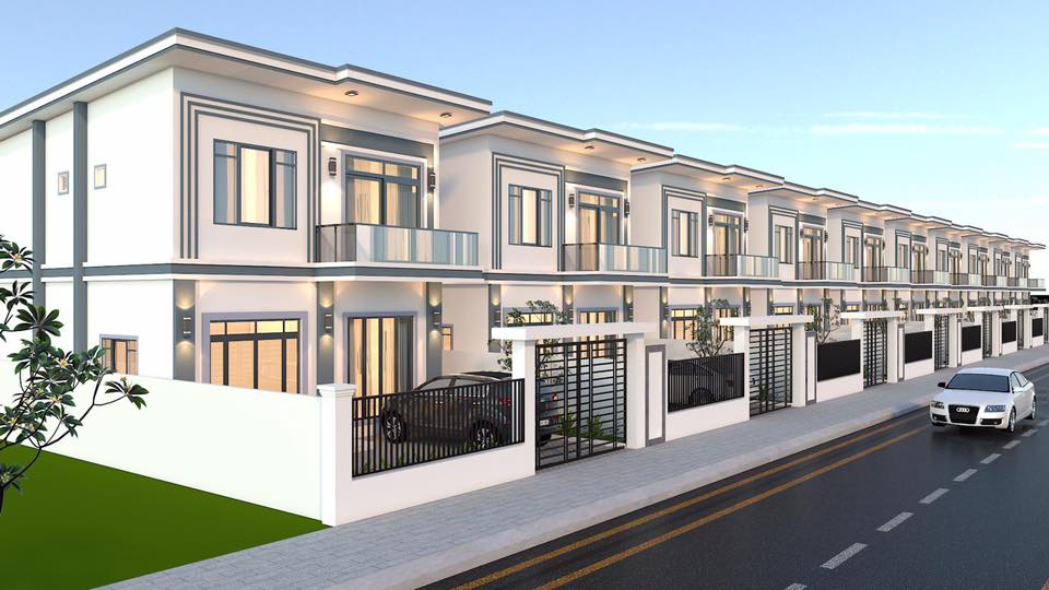 Linked House for Sale in Borey ML Vimean Mongkul Kombul (1)