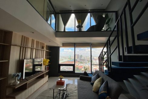 Modern Lifestyle 1 Bedroom Duplex Condominium for Sale in front of AEON Mall 1, Tonle Bassac (4)