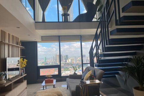 Modern Lifestyle 1 Bedroom Duplex Condominium for Sale in front of AEON Mall 1, Tonle Bassac (5)