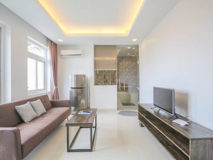 Modern One Bedroom Service Apartment for Rent near TK Avenue (1)
