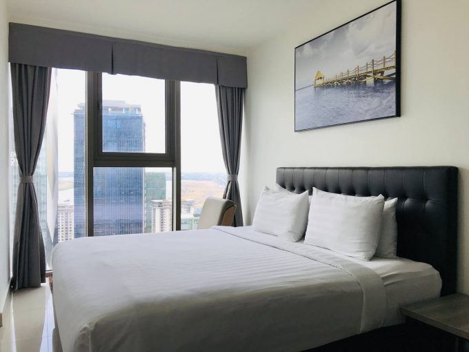Beautiful New Brand One Bedroom Condo for rent access with gym swimming pool (1)