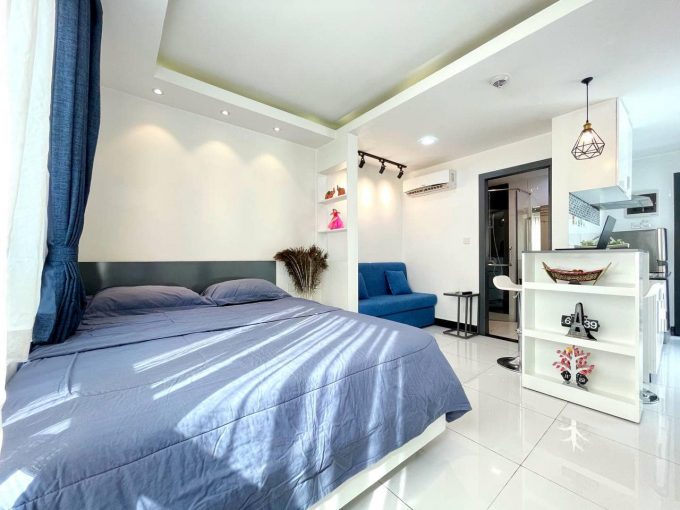 Fully Furnished Studio Room Apartment for Rent In Bkk (1)