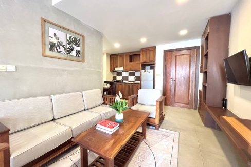 Modern One Bedroom Apartment for Rent in Tonle Bassac (2)