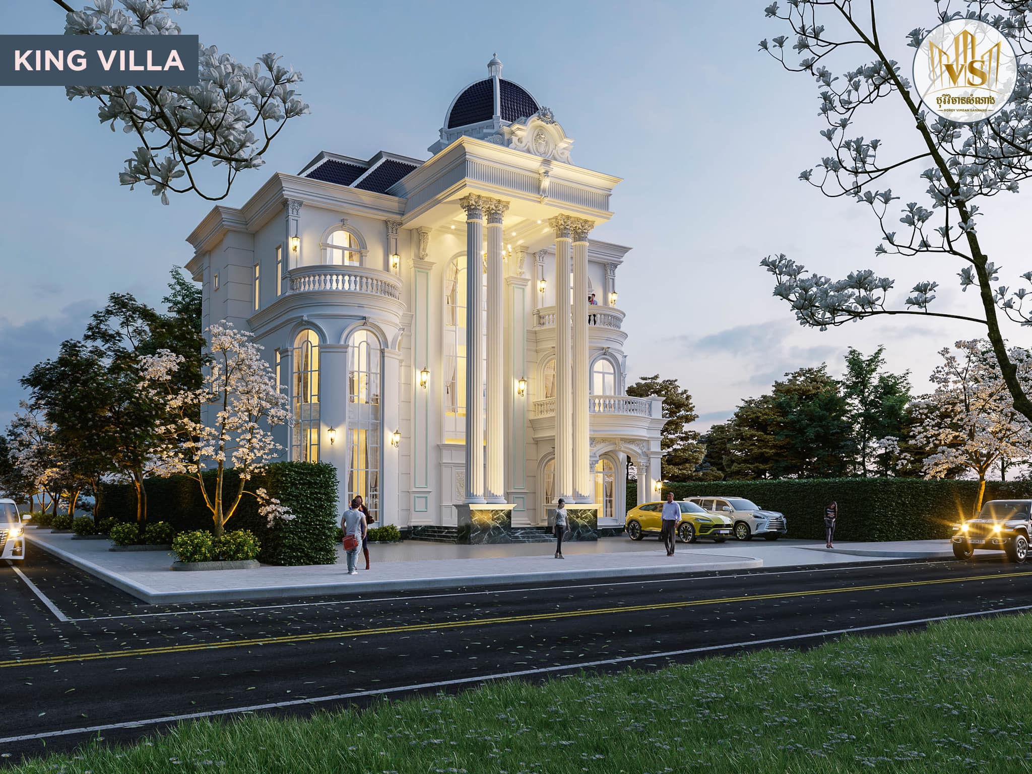 Luxury King Villa  for Sale With Best Location in Prek Pnov